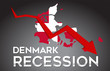 © ankreative - Map of Czech Republic Recession Economic Crisis Creative Concept with Economic Crash Arrow.