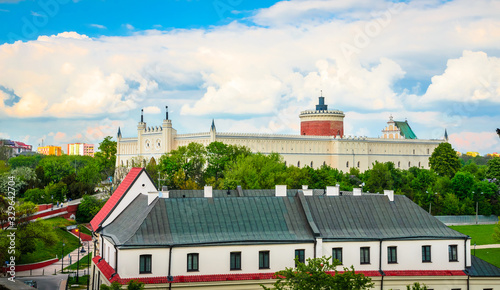 Fototapeta Lublin  piekna-panorama-zamku-lubelskiego-w-miescie-lublin-polska-europa
