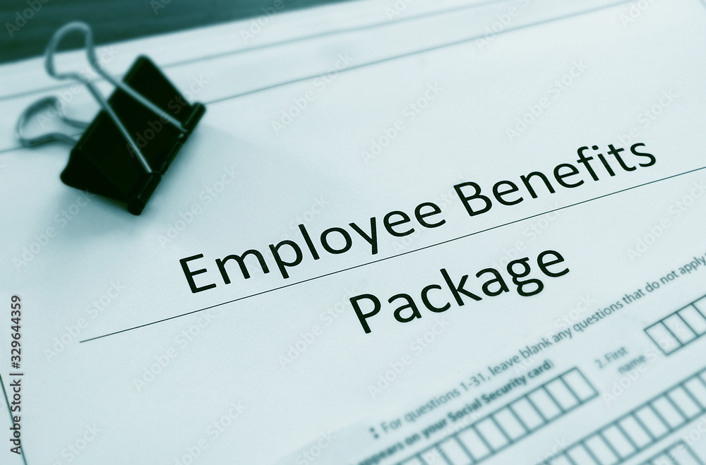 Employee Benefit Package forms - obrazy, fototapety, plakaty 