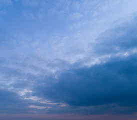 Wall Mural - The sky covered by white clouds