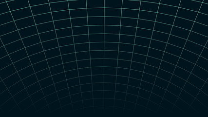 Poster - Vector perspective grid. Detailed lines forming an abstract background