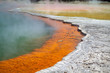 Champagne Pool geothermal pond in the Waiotapu region of New Zealand