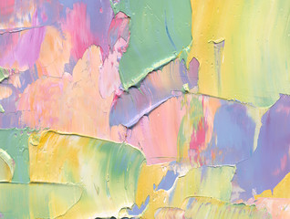 Pastel color abstract background.  Natural texture of oil paint. High detail.