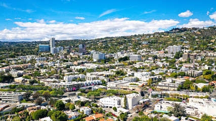 Aerial Photography of West Hollywood, Los Angeles, California