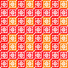 Fototapete - geometric pattern background with line texture for business brochure cover design.vector design with color,colored background with block design