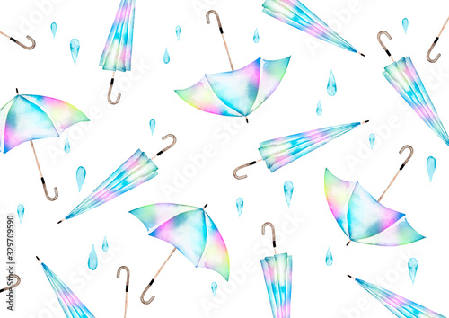 梅雨 傘 背景 テキスタイル 水彩 イラスト Stock Illustration Adobe Stock 梅雨 傘 背景 テキスタイル 水彩 イラスト Stock Illustration Adobe Stock