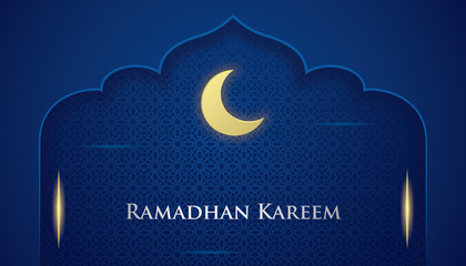 Ramadan Kareem Elegant design and luxury islamic background