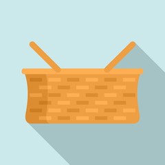 Aufkleber - wicker icon. flat illustration of wicker vector icon for web design