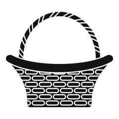 Poster - craft wicker icon. simple illustration of craft wicker vector icon for web design isolated on white 