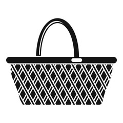 Poster - basketry icon. simple illustration of basketry vector icon for web design isolated on white backgrou