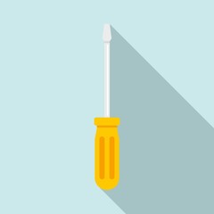 Poster - Line phone screwdriver icon. Flat illustration of line phone screwdriver vector icon for web design