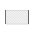 © Rafael - Realistic TV screen. Modern LCD wall panel, LED type. Vector mock up
