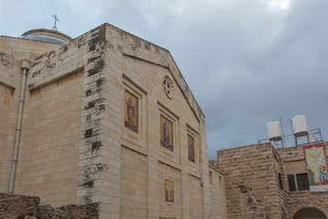 Bethany Church in commemorating the home of Mari, Martha and Lazarus, Jesus' friends as well as the tomb of Lazarus