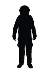 Wall Mural - Space pilot silhouette