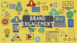 © stockbakers - Brand Engagement, Yellow Illustration Graphic Technology Concept