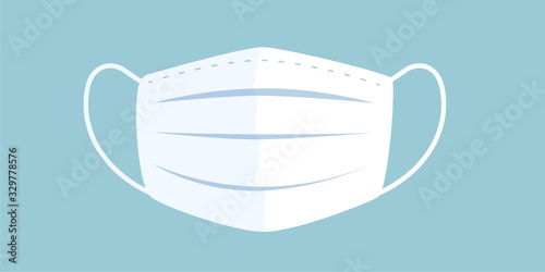 Fotomural Vector illustration of medical mask