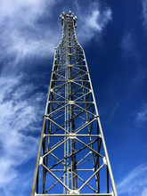 High Mast Transmiter Against The Sky