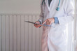 © thatinchan - Smooth Focus,The hospital doctor is preparing for a patient examination to ensure correct treatment. Concept of preparation for a medical team for treatment of diseases from specialized doctors