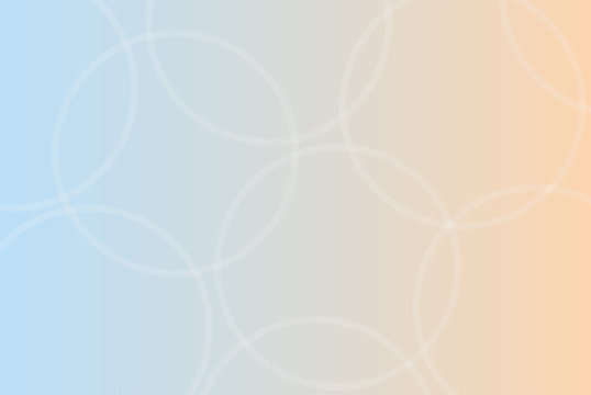 Translucent rings on a colored background illustration