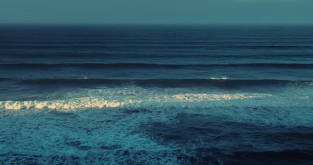 Wall Mural - ocean waves and first light of morning, Australia