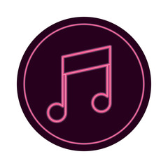 Wall Mural - music note symbol isolated icon