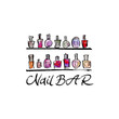 Logo nail bar