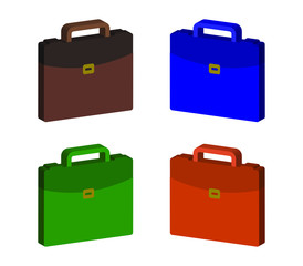 Poster - work suitcase icon