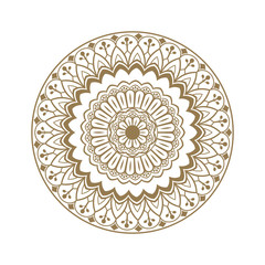 Poster - India golden mandala ramadan kareem icon