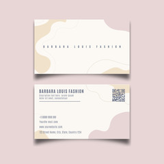 Wall Mural - beauty fabric abstract business card design 