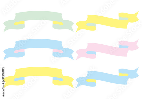 パステルカラーリボンフレーム Stock Vector Adobe Stock パステルカラーリボンフレーム Stock Vector Adobe Stock