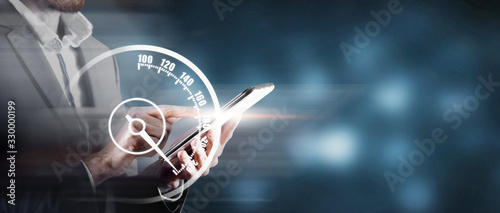 Cuadros en Lienzo sharp acceleration of internet speed.
