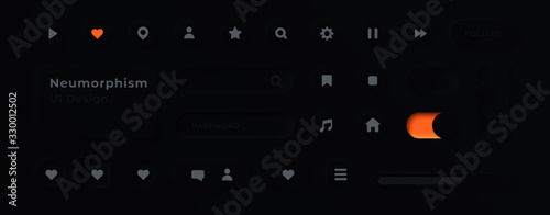 Fotomural User interface elements for mobile app