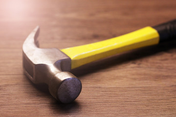 Yellow hammer, a tool for construction and repair