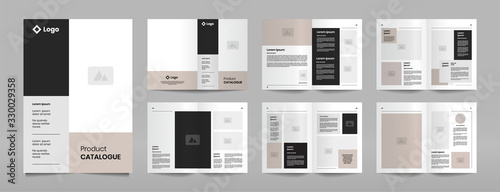 Fotografía modern company product catalogue design template