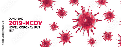 Cuadros en Lienzo China epidemic coronavirus 2019-nCoV in Wuhan, Novel Coronavirus (2019-nCoV)