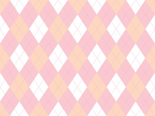 Argyle pattern seamless. Fabric texture background. Classic argill vector ornament