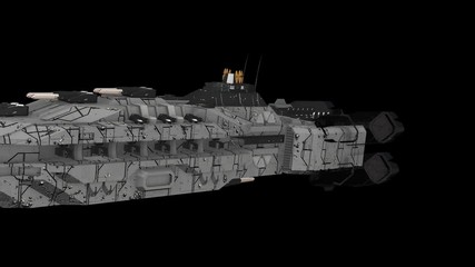 spaceship with alpha channel