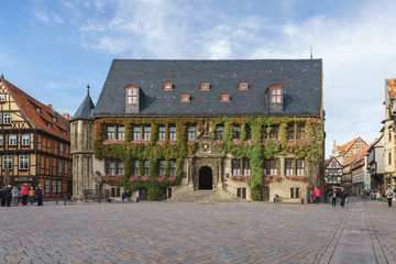 Wall Mural - The City Hall in Quedlinburg, Germany