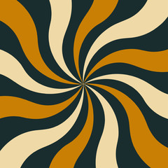 An abstract retro wavy sunburst background image.