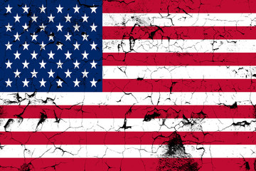 Poster -  flag of the united states of america