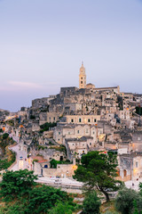 Wall Mural - Sunset at Sassi di Matera, Basilicata, Italy