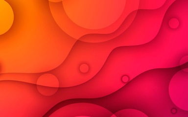 Poster - abstract modern background gradient color. yellow and pink gradient.