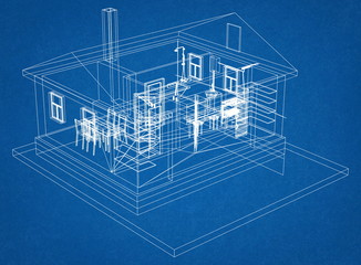 Luxury House Design blueprint