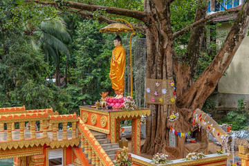 Wall Mural - Dhammadhuta Buddhist Center, Mawanella Sri Lanka