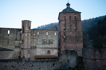 Wall Mural - an old city heidelberg