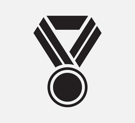 Medal icon vector logo design template