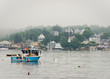Fishing boat in boothbay harbor maine