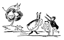 Edward Lear's Rhymes, Vintage Illustration