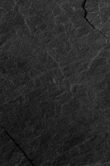 Wall Mural - Dark grey black slate background or texture.