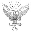 © Morphart - Monroe Doctrine, vintage illustration